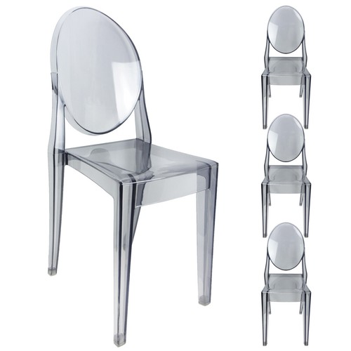Set ghost chairs - 4, chairs,